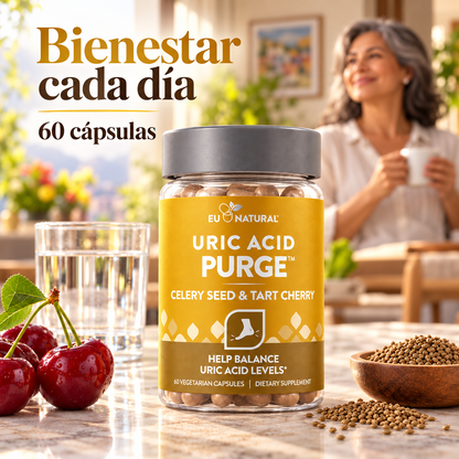 URIPUR® – URIC ACID PURGE - Apoyo Diario para el Equilibrio del Ácido Úrico y tu Movilidad