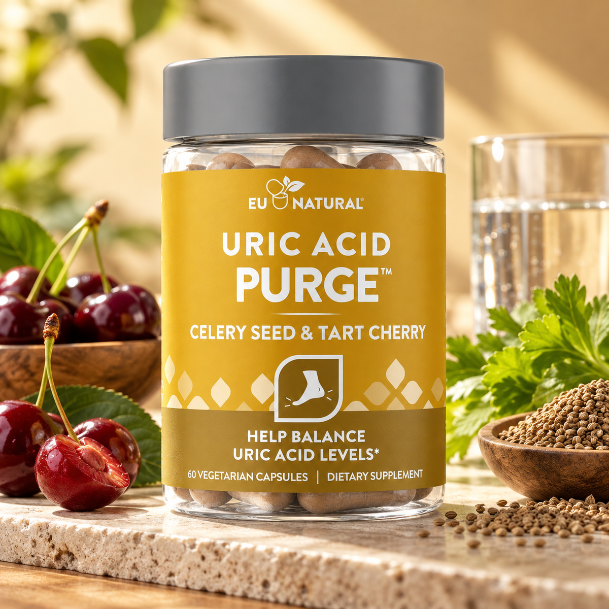 URIPUR® – URIC ACID PURGE - Apoyo Diario para el Equilibrio del Ácido Úrico y tu Movilidad